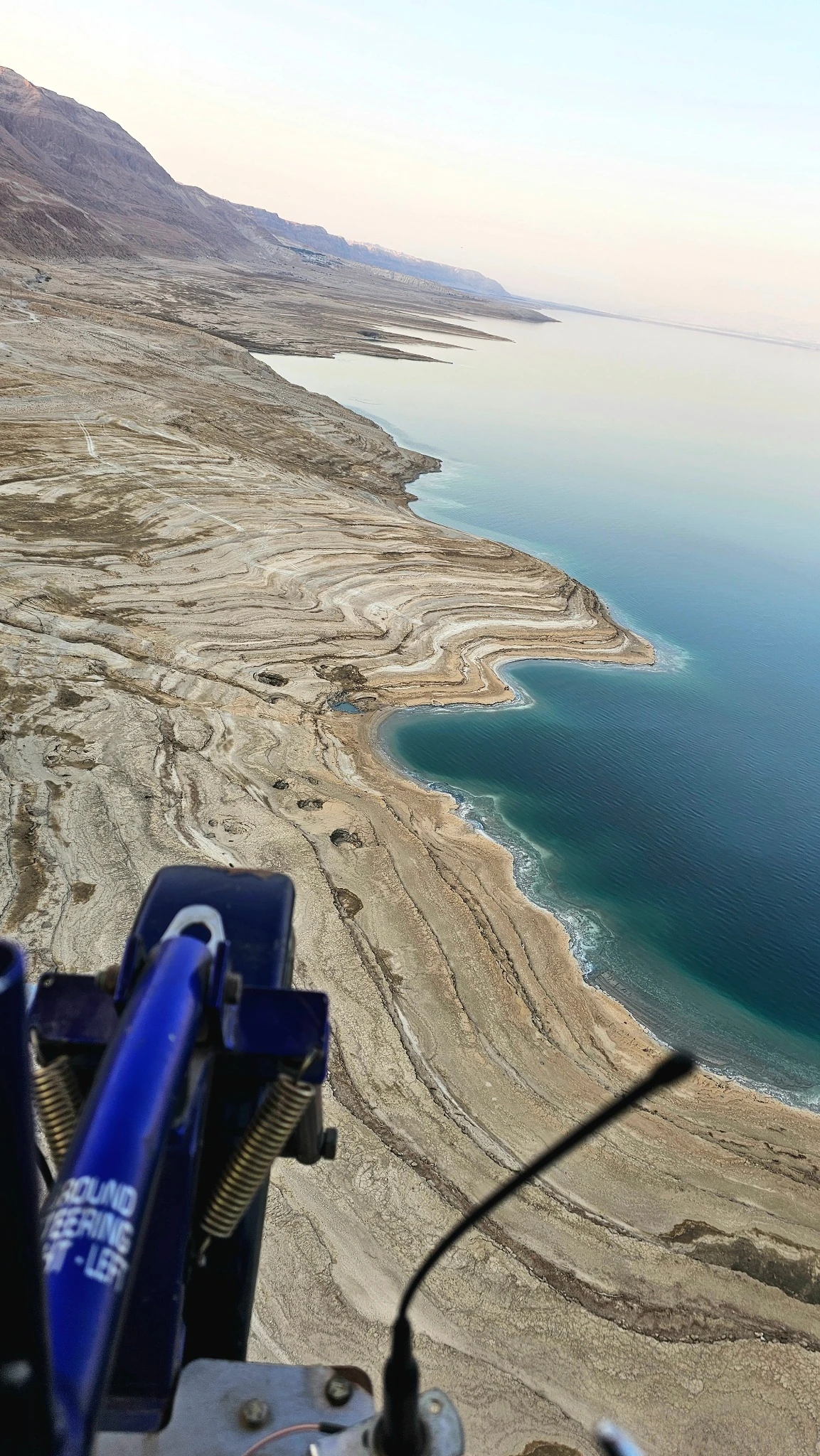 נוף ים המלח מהאוויר